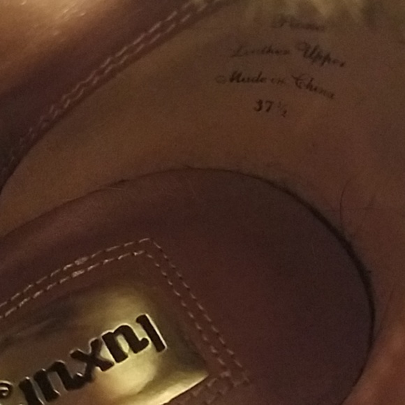 Luxury Rebel rabbit fur trim booties Sz 7.5 / 37.5 - Picture 6 of 7